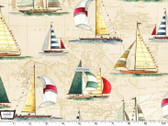 World Traveler - Sailing Beige from Michael Miller Fabric