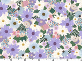 Illinois State Shop Hop Floral Purples from Maywood Studio Fabric