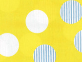 Simple OXFORD - Dots Yellow from Kokka Fabric