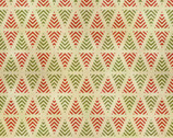 Christmas Cats - Trees Beige by Jason Yenter from In The Beginning Fabric