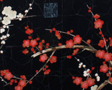 Golden Garden - Cherry Blossom Black from Alexander Henry Fabric