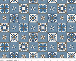 Winter Barn Quilts - Blocks Blue by Tara Reed from Riley Blake Fabric
