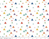 Let’s Play - Triangles White from Riley Blake Fabric