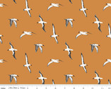 Heartsong - Albatross Birds Gold Mustard from Riley Blake Fabric