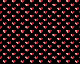 Bee Mine - Shadow Hearts Black from Andover Fabrics