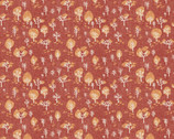 Autumnity - Trees Dk Rust by Esther Fallon Lau from Clothworks Fabric