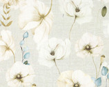 Flowers CANVAS Tan 55 Inch from Verhees Fabric