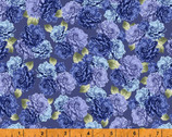 Delilah - Floral Bunches Dk Blue by Whistler Studios from Windham Fabrics