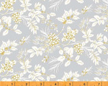 Frosted Forest - Winter Foliage Lt Grey by Whistler Studios from Windham Fabrics