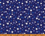 Americana - Little Stars Blue by Whistler Studios from Windham Fabrics