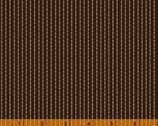 Coffee Connoisseur - Broken Stripe Dk Roast by Whistler Studios from Windham Fabrics