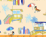 Bathing Beauties - Day At The Beach Sand by Whistler Studios from Windham Fabrics