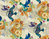 Wonderland by Day - Hummingbirds from Print Concepts Fabric
