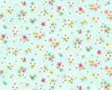 Lanai - Mini Floral Aqua from Maywood Studio Fabric