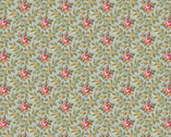 French Mill - Wallpaper Roses Gray from Andover Fabrics