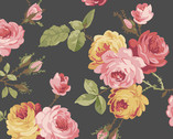French Mill - French Rose Black from Andover Fabrics