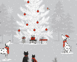 Christmas Pets - Out in the Snow Cats Dogs Christmas Tree from The Craft Cotton Company