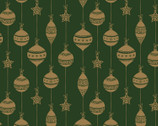 Metallic Baubles - Green from The Craft Cotton Company