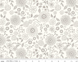 Hush Hush 2 - Best Buds Floral Cream by Heather Peterson from Riley Blake Fabric