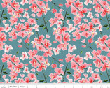 Mon Cheri - Branches Lake Blue by Lila Tueller from Riley Blake Fabric