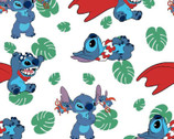 Lilo and Stitch - Stitch Action White from Springs Creative Fabric