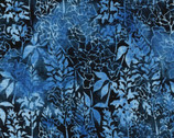 Prairie Blue Batik - Small Texas Bluebonnet Blue from Island Batik Fabric