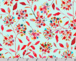 Flora and Fun - Floral Sprig Breeze by Subhashini Narayanan from Robert Kaufman Fabrics