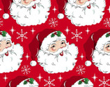 Christmas Cotton - Santa Red from Fabric Traditions Fabric