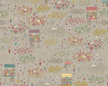 Market Garden Grey Taupe by Annie Downs from Henry Glass Fabric