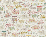 Market Garden - Floral Stand Cream from Henry Glass Fabric