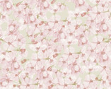 You Are Loved - Packed Floral Pink by Dawn Rosengren from Henry Glass Fabric