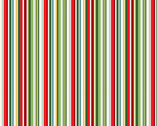 Cosy Christmas - Stripe Multi from Makower UK  Fabric
