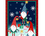 Gnome To Fa La - Holiday Gnomes PANEL 24 Inches from Michael Miller Fabric