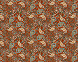 Fall Into Autumn - Paisley Rust by Art Loft from Studio E Fabrics
