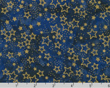 Stardust Batik - Stars Dots Midnight Blue from Robert Kaufman Fabrics