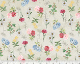 Butterfly Collector - Botany Floral Ivory by Jean Plout from Windham Fabrics