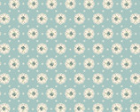 My Favorite Things - Bake Sale Floral Blue from Poppie Cotton Fabric