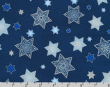 Stars of Light - Scattered Stars Navy Blue from Robert Kaufman Fabrics