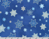 Stars of Light - Scattered Stars Blue from Robert Kaufman Fabrics