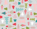 Cup of Cheer - Tree Farm Grey by Kimberbell from Maywood Studio Fabric