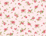 Heather - Rose Bud Little Flowers Pink from Maywood Studio Fabric