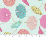 Soiree - Umbrellas Aqua Mint from Moda Fabrics