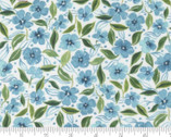 Chickadee - Floral Vinca Vine Lt Blue by Create Joy Project from Moda Fabrics