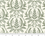 Happiness Blooms - Ferns Foliage Damask White Washed by Deb Strain from Moda Fabrics
