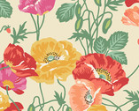Poppies - Poppies Cream from Andover Fabrics