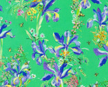 Bee Free - Floral Clover Green from Robert Kaufman Fabrics