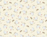 Cluck Cluck - Chickens Cream from Michael Miller Fabric