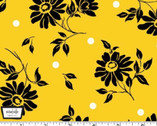 Ups A Daisy - April Flower Yellow from Michael Miller Fabric