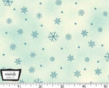 Vintage Christmas - Magic of the Season Snowflakes Blue from Michael Miller Fabric