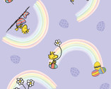 Peanuts - Woodstock and Rainbows Lavender from Springs Creative Fabric